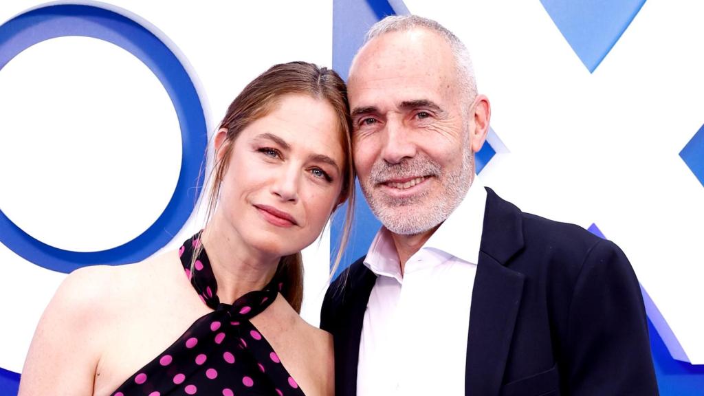 Martina Klein y Álex Corretja en un acto público en Madrid, en mayo de 2024.