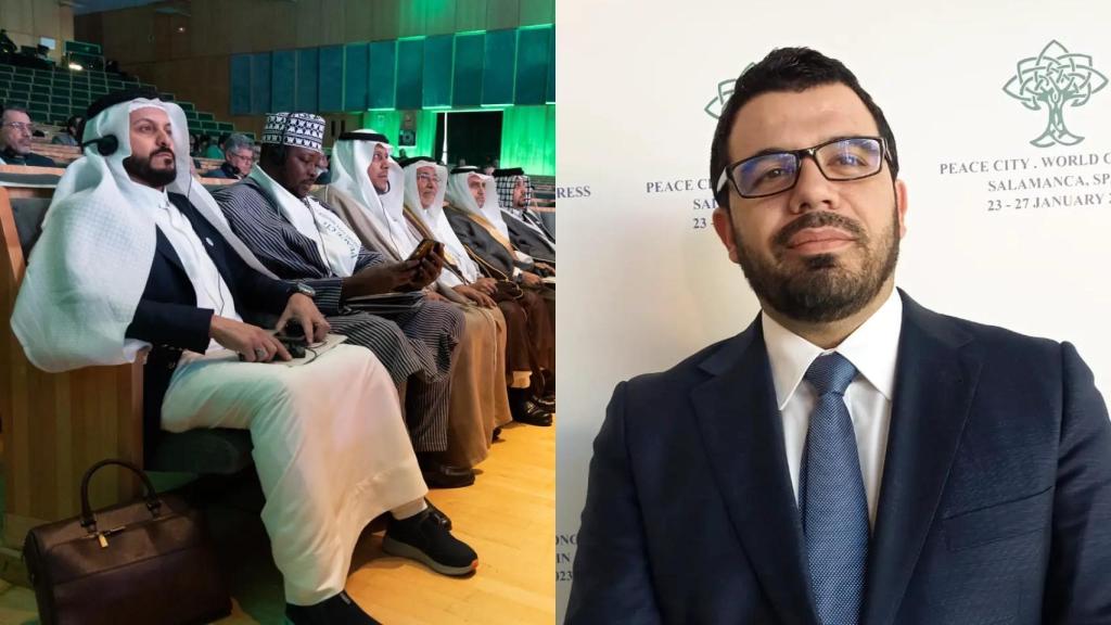 Peace City World Congress Salamanca 2023 y el acusado, José Fuentes