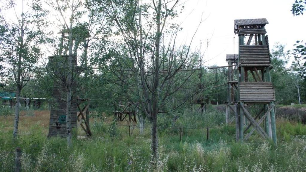 El Parque de Aventura de la Expo en la actualidad.