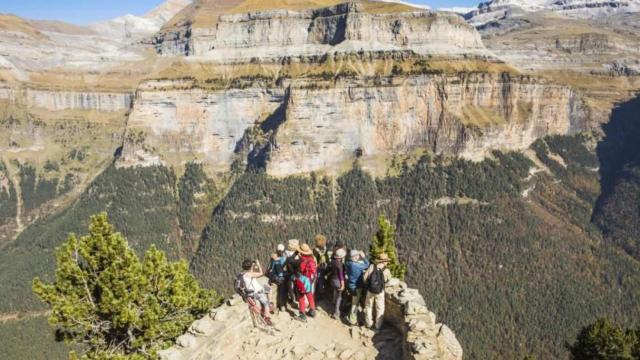 Turistas en Ordesa, Aragón