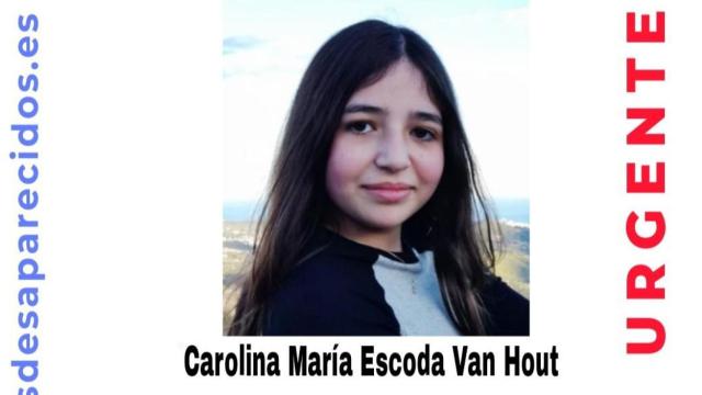 Imagen de Carolina María difundida en redes sociales.