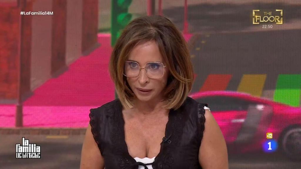 María Patiño en 'La familia de la tele'.