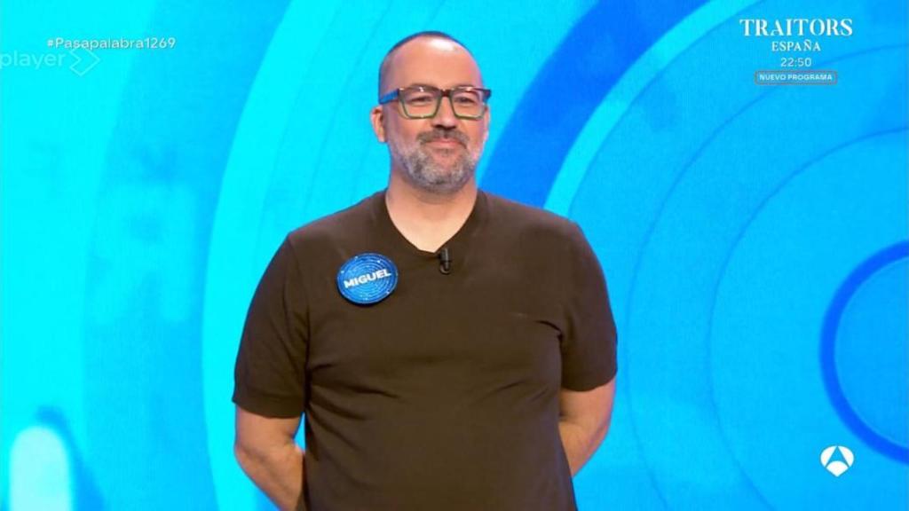 Miguel, aspirante a la silla azul de 'Pasapalabra'.