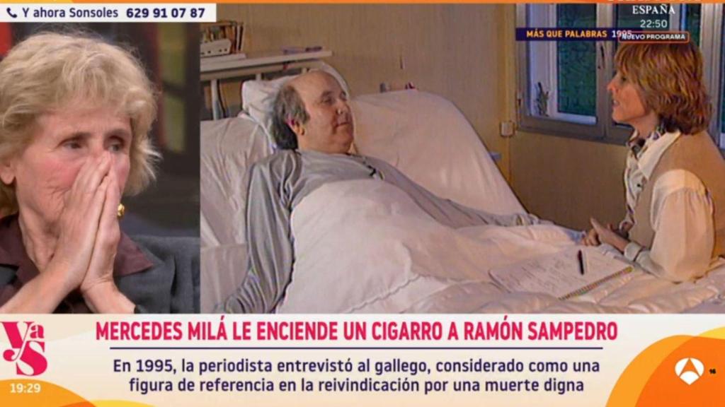 Mercedes Milá durante el programa de hoy.