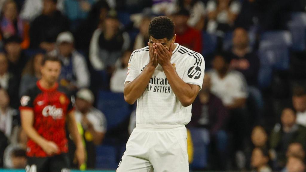 Jude Bellingham reacciona al gol del Mallorca