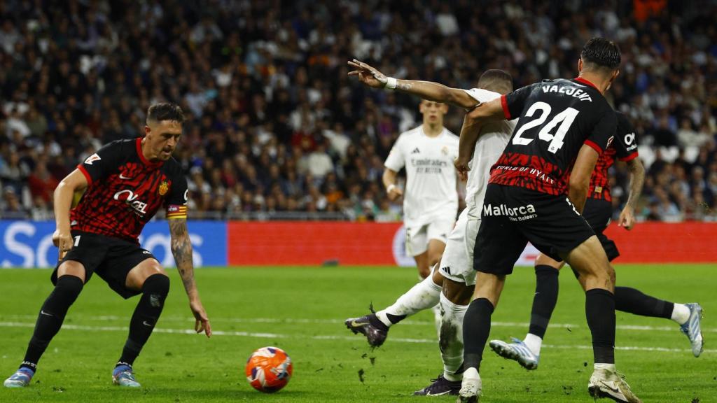 La acción del gol de Mbappé contra el Mallorca