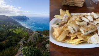 Acantilados de San Andrés de Teixido (Cedeira) y el marraxo del Kilowatio