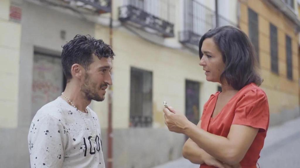 Alejandra Andrade, en el reportaje que hizo sobre el fentanilo.