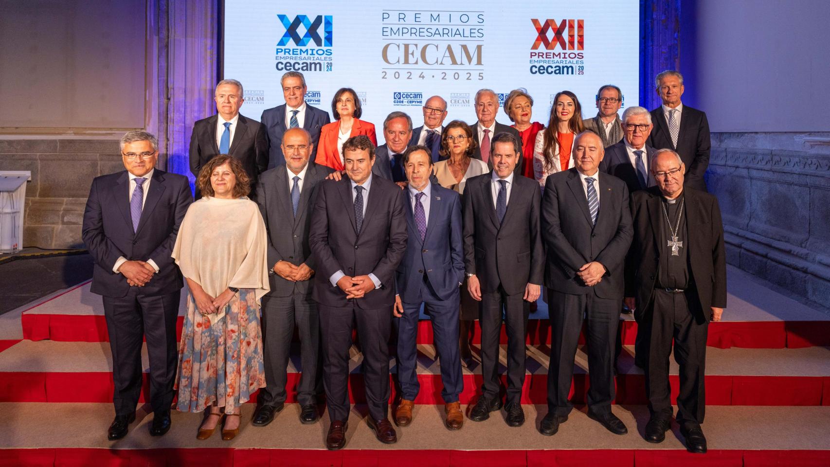 La Catedral de Toledo acogió los premios CECAM 2024 y 2025: todas las fotos de los premiados e invitados