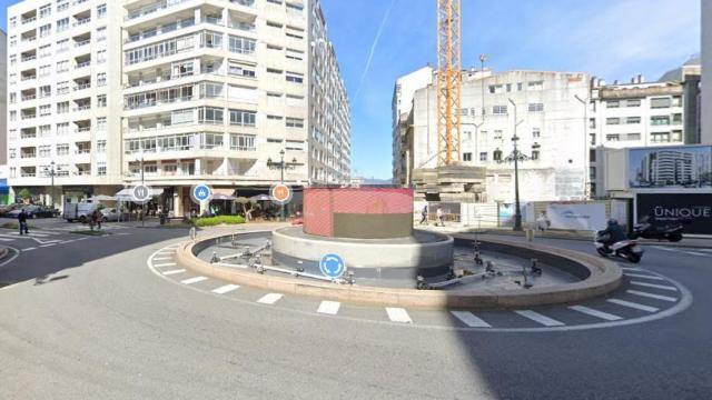 Cruce entre Serafín Avendaño y Rosalía de Castro, en Vigo