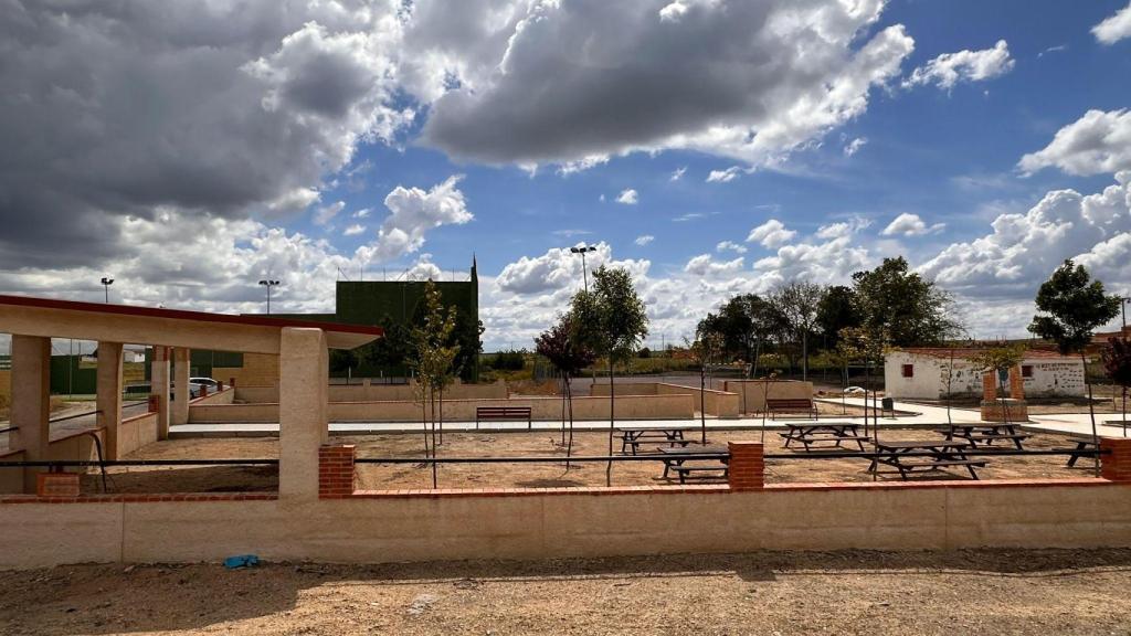 Imagen de la zona rehabilitada en Bobadilla del Campo