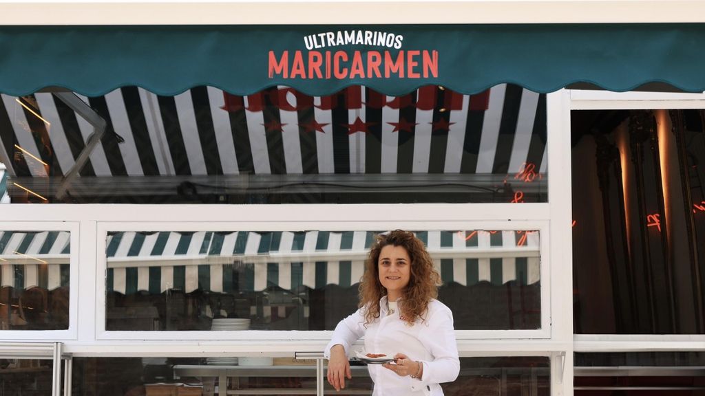 Gemma en Ultramarinos Mari Carmen
