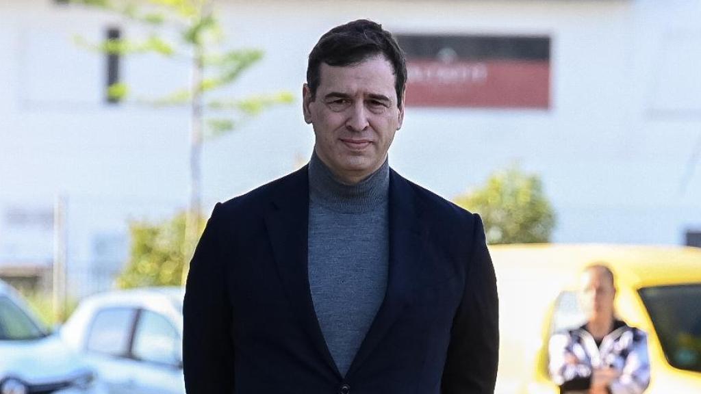 El hermano de Pedro Sánchez, David Sánchez, a su llegada a declarar en los juzgados de Badajoz el pasado abril.