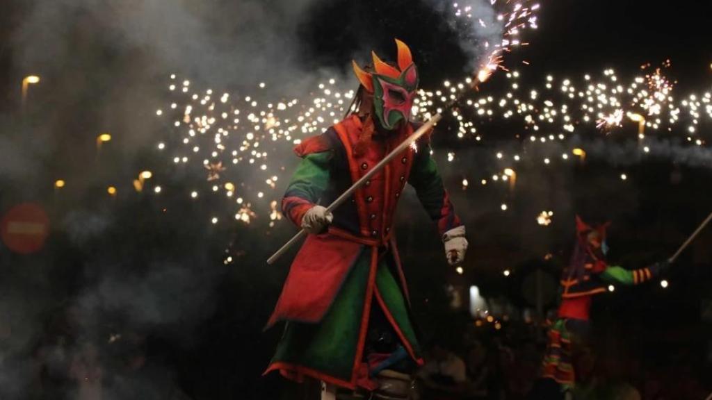 Correfoc Damonion en una imagen de archivo