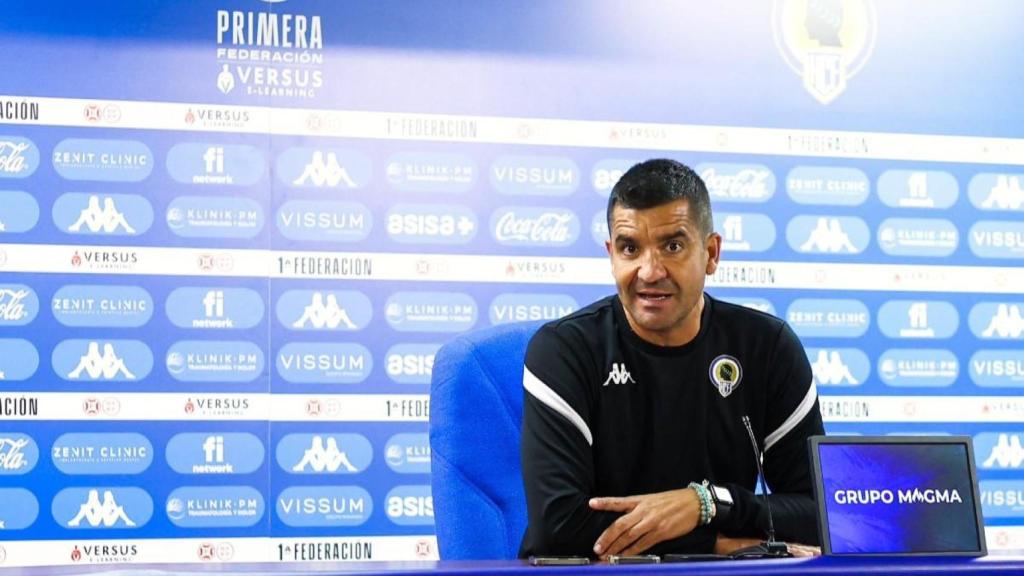 Rubén Torrecilla, en la rueda de prensa de este jueves.