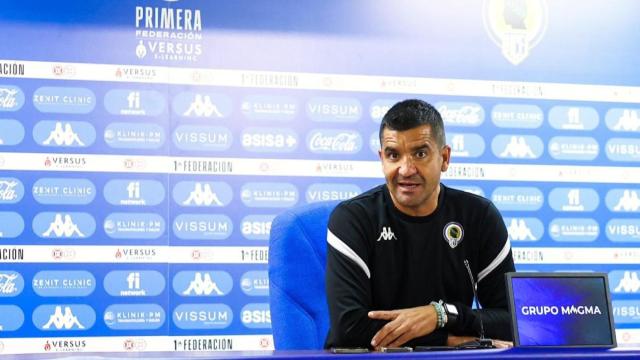 Rubén Torrecilla, en la rueda de prensa de este jueves.