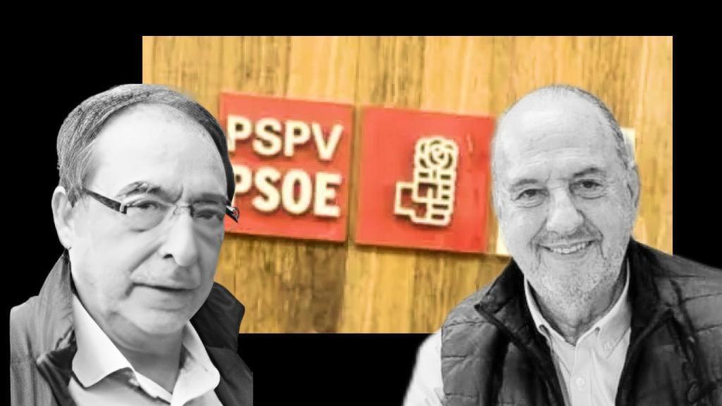 Ángel Franco y Miguel Millana, del PSOE de Alicante.
