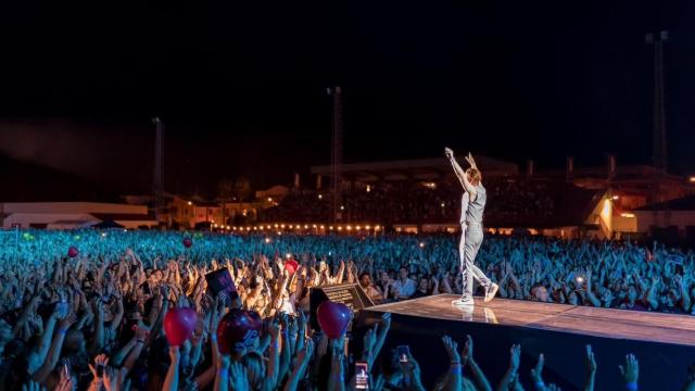 Imagen de uno de los conciertos de Manuel Carrasco.