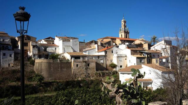Vistas a la localidad de Enguera.