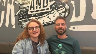 Responsables de La Sastrería de A Coruña.