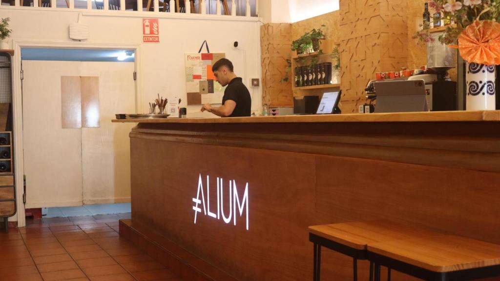 Interior del restaurante Alium
