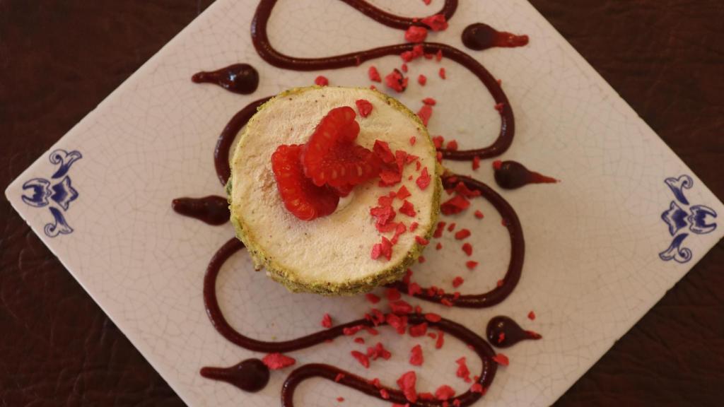 Uno de los postres caseros que cocinan en Alium