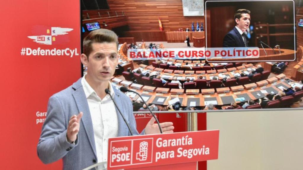 El actual secretario provincial de Organización del PSOE de Segovia, Sergio Iglesias