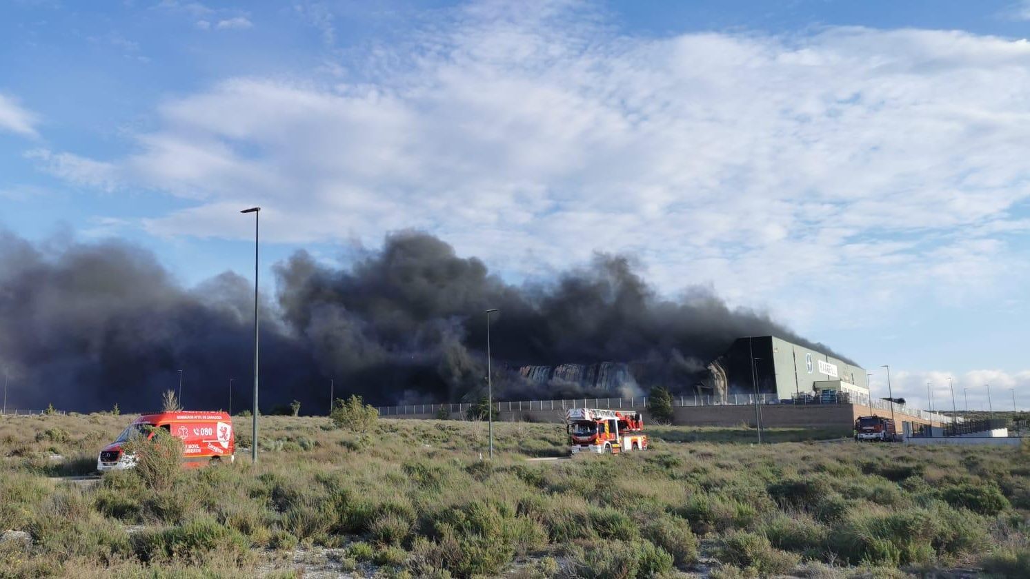Declarado nuevo incendio en Zaragoza: el fuego afecta a una zona de ...