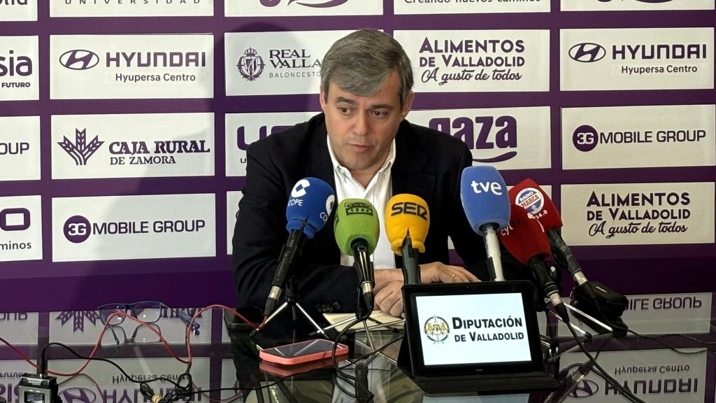 El presidente del Real Valladolid Baloncesto, Lorenzo Alonso