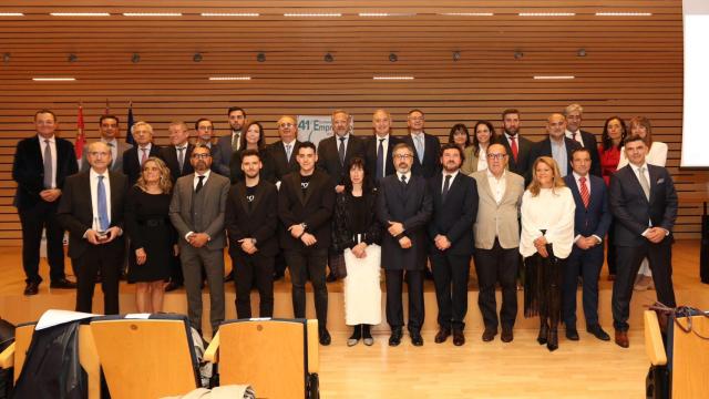 Foto de familia de la Gala del 41º Certamen Empresario del Año