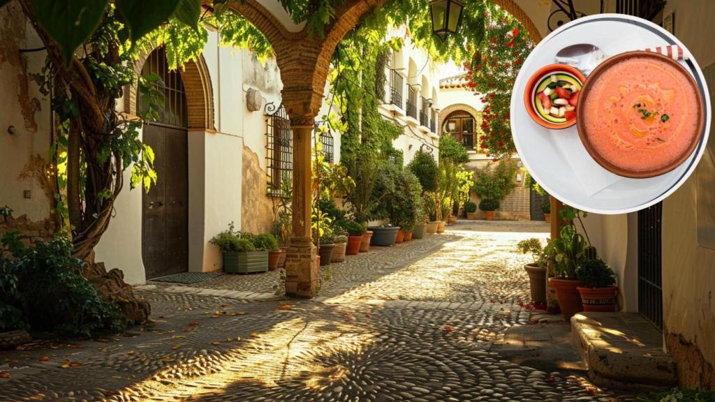 El pueblo andaluz donde el gazpacho lleva un toque especial.