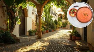 El pueblo andaluz donde el gazpacho lleva un toque especial.