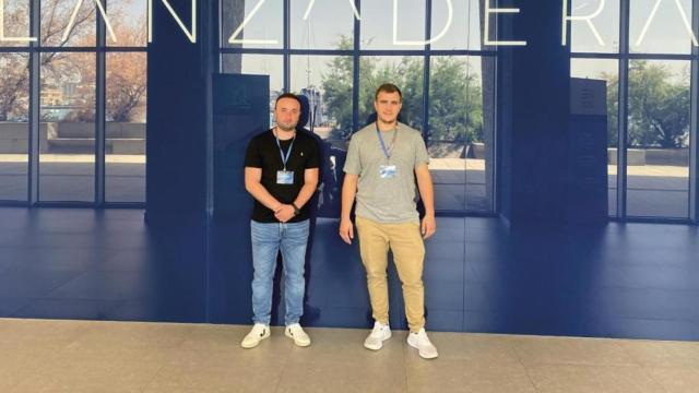 De izquierda a derecha: Lewan Barbakadze (CEO) y Rubén Graf (CTO).