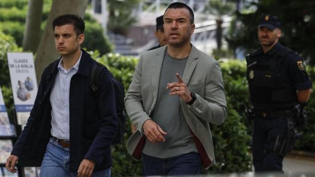 Vicent Mompó a su llegada a los juzgados. Rober Solsona / Europa Press