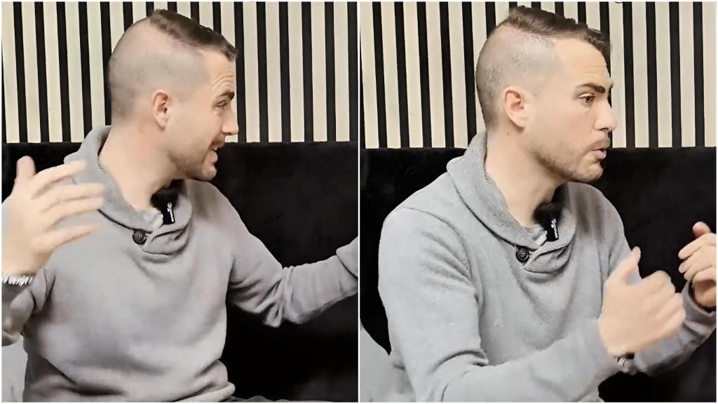 Víctor Mañero, adiestrador, en un vídeo de TikTok.