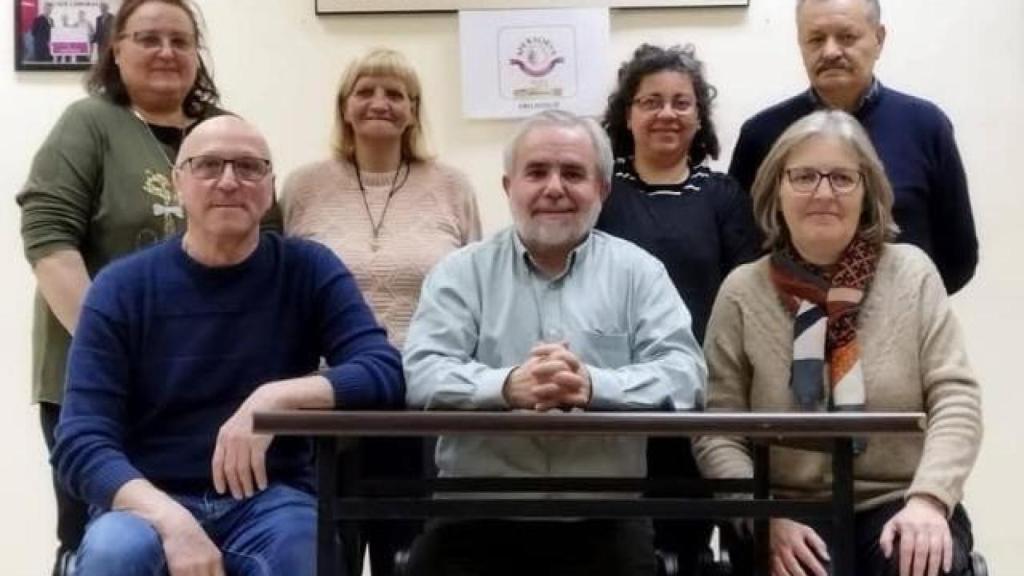 Imagen de la Junta Directiva de APERSORVA, cedida por la propia asociación.