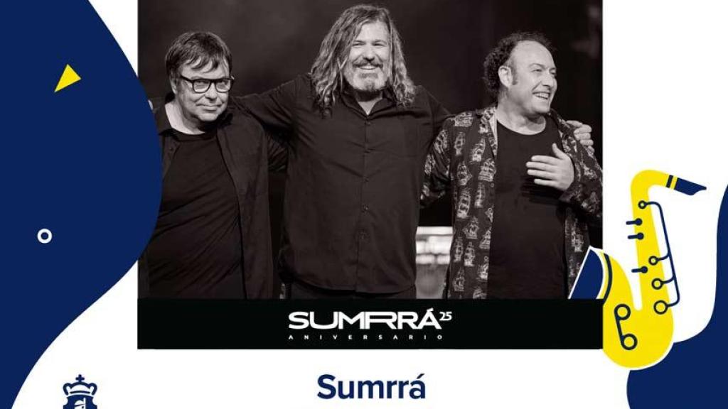 Cartel de la actuación de Summrrá por su 25 aniversario.