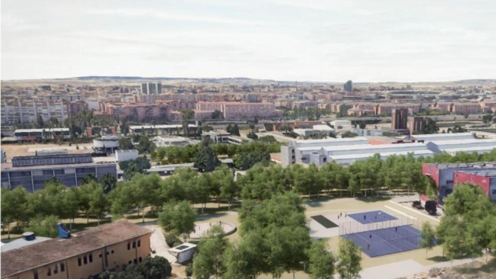 Recreación de las zonas verdes del DAT Alierta