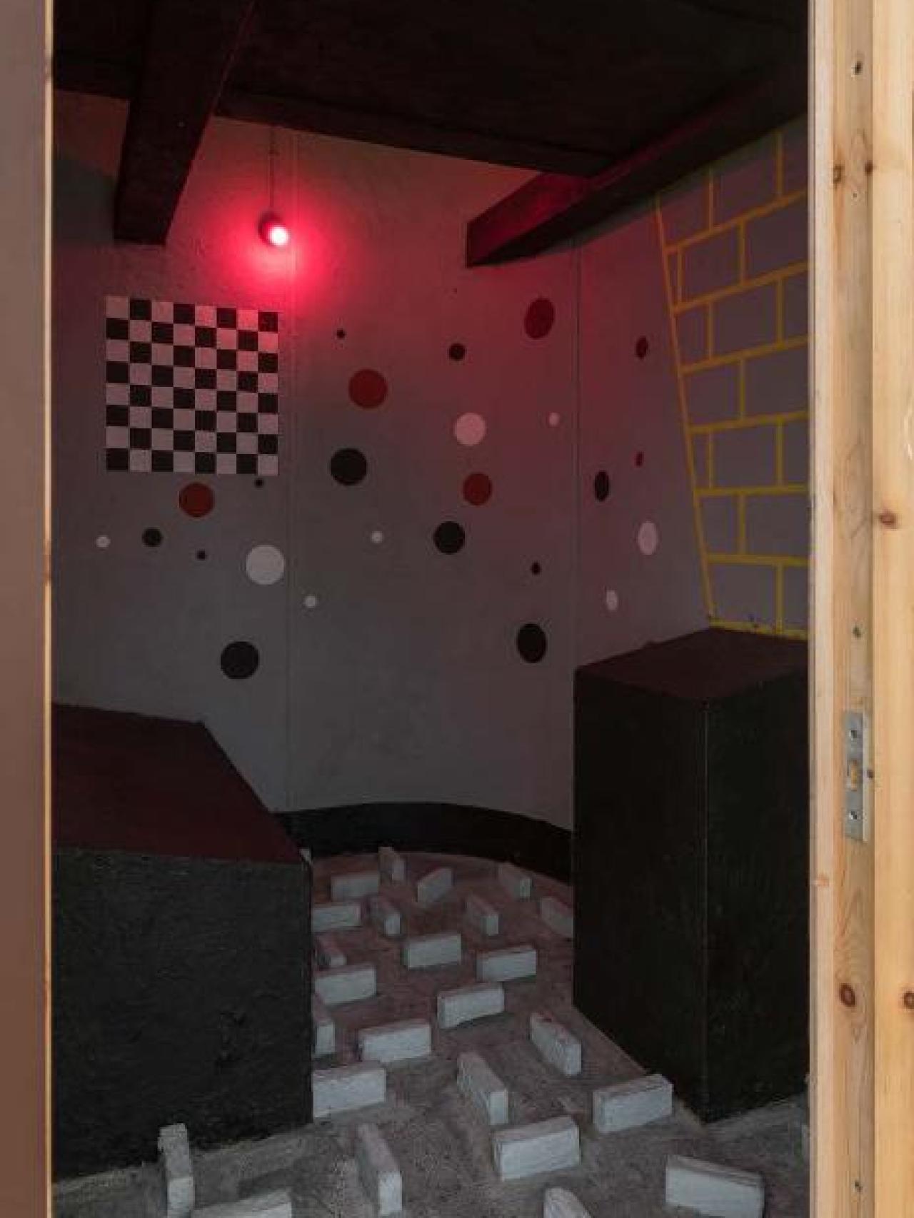 Recreación de una de sus celdas.