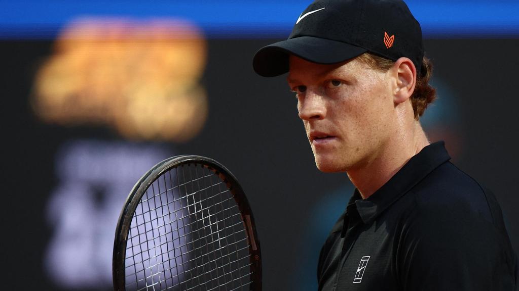 Jannik Sinner, durante el Masters 1.000 de Roma 2025