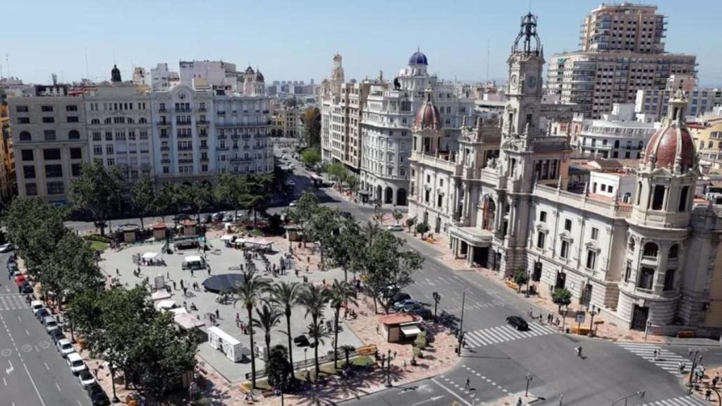Plaza del Ayuntamiento de Valencia. Kai Försterling / Efe