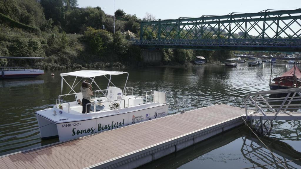 Presentación del catamarán en el año 2021.