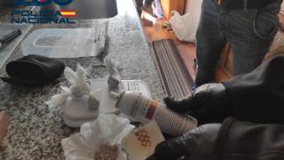 Imagen de la heroína incautada en Burgos.