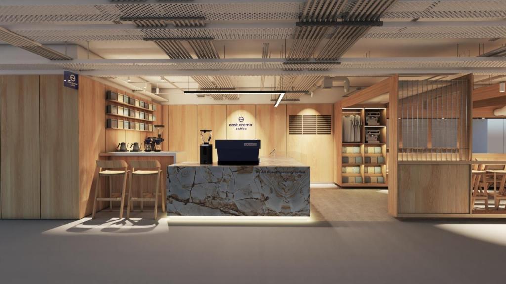 Primer 'coffee house' de East Cream Coffee en el centro de El Corte Inglés en Castellana.