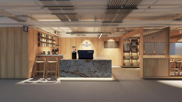 Primer 'coffee house' de East Cream Coffee en el centro de El Corte Inglés en Castellana.