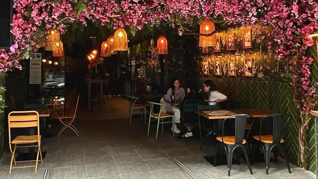 Entrada del restaurante Bresca de Santiago de Compostela