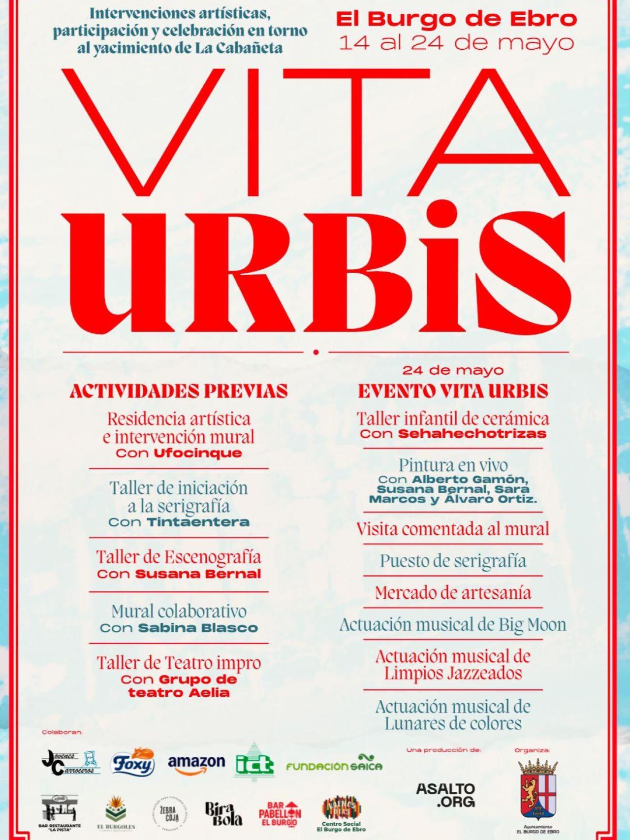 Cartel festival Vita Urbis 2025