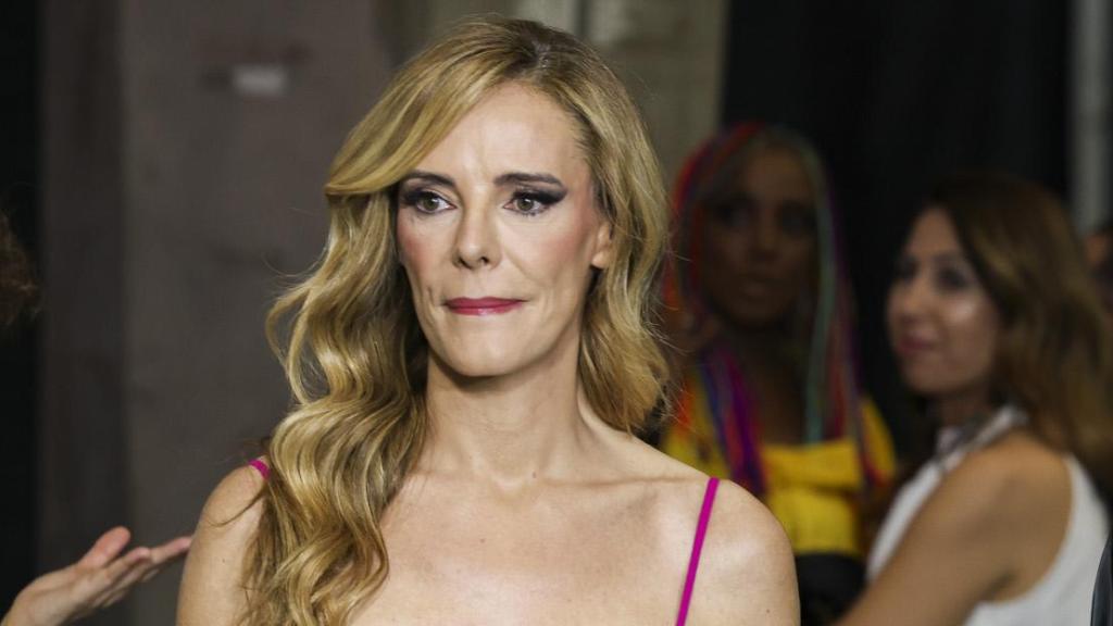 La presentadora Paula Vázquez en un acto público.