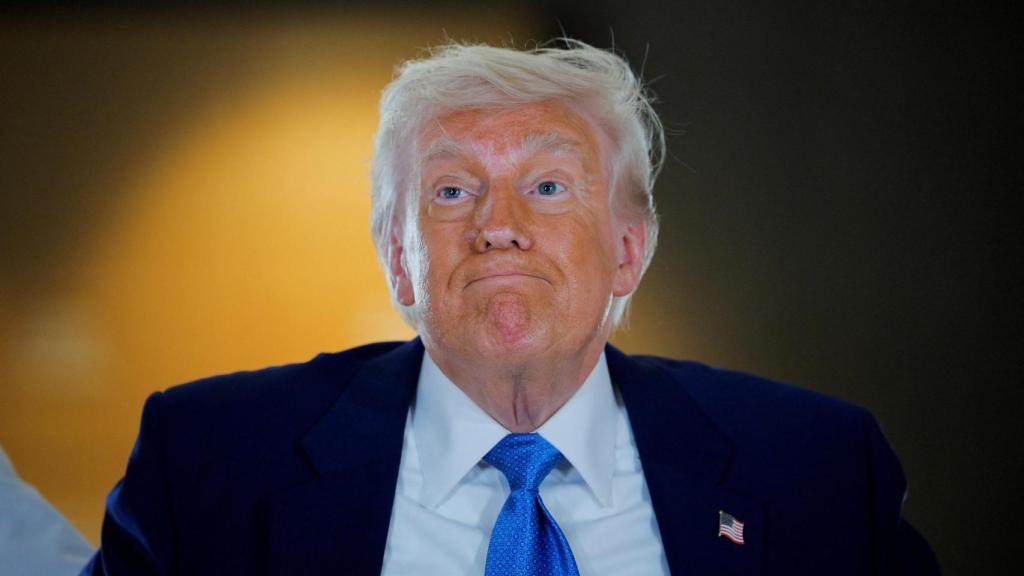 El presidente de Estados Unidos, Donald Trump, durante su visita a Abu Dabi, Emiratos Árabes Unidos, el 16 de mayo de 2025.