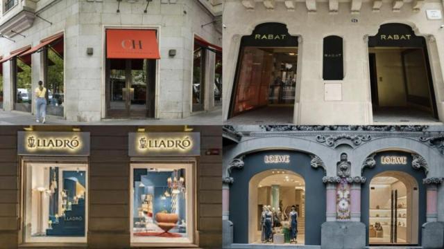 Tiendas de lujo en Barcelona.